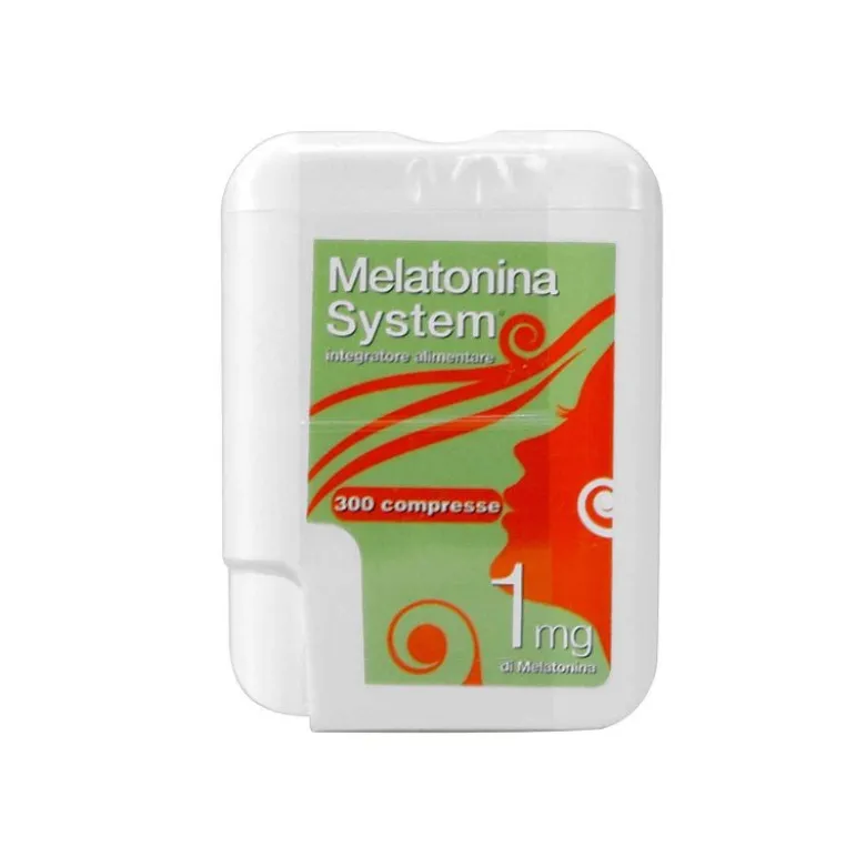 Melatonina System Utile Per Combattere Stree e Insonnia 300 Compresse