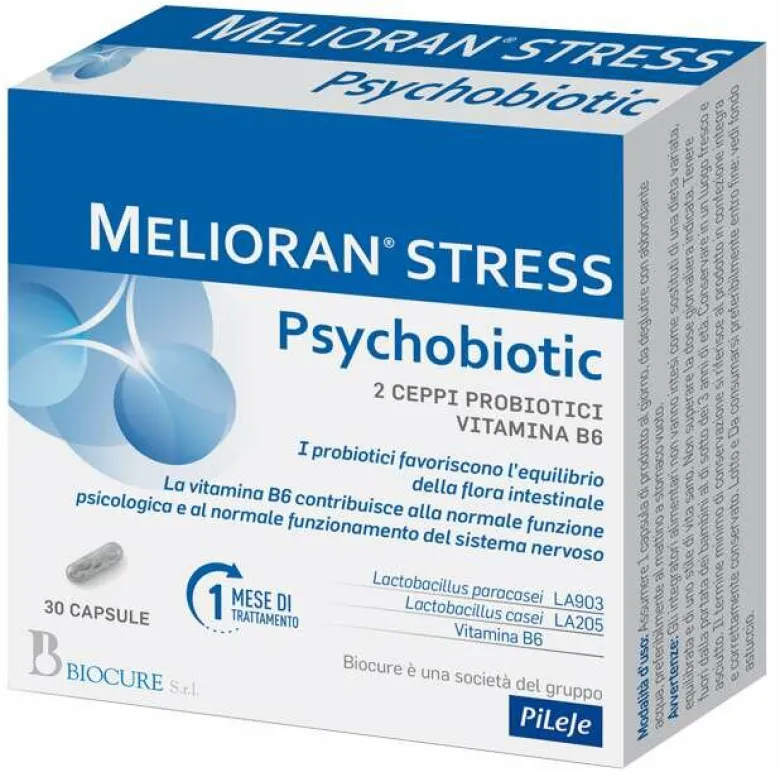 Melioran Stress Psycobiotic 30 Capsule