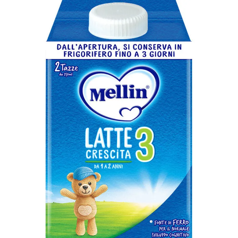 Mellin latte di crescita 3 da 1 a 2 anni 500ml