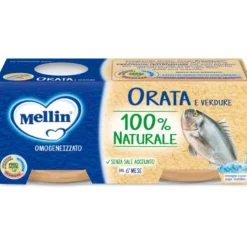 Mellin Omogeneizzato di pesce Orata 2x80g