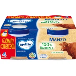 Mellin Omogeneizzato Manzo 4X80g