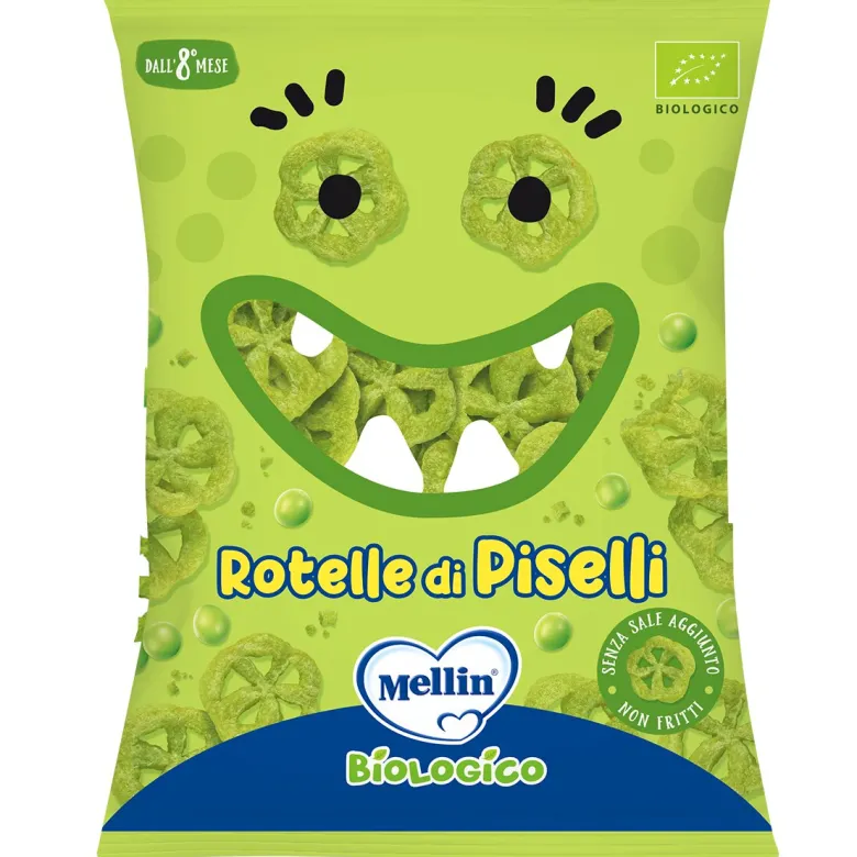 Mellin Snack Bio Rotelle Di Piselli 20g