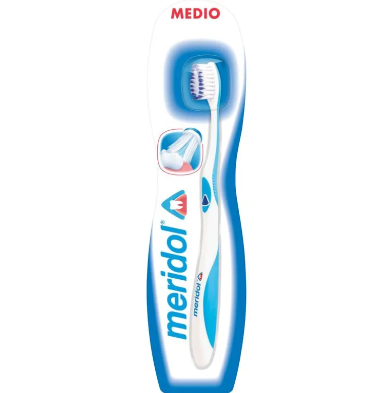 Meridol Spazzolino Protezione Gengive pulizia accurata e delicata sulle gengive Medio 1 pezzo