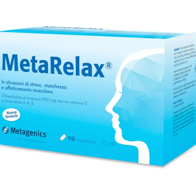 Metarelax New 90 Compresse - Integratore Rilassante Naturale