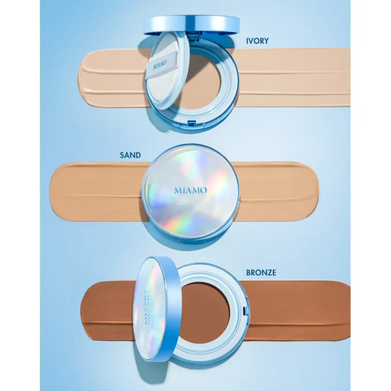 Miamo Second Skin Mesh Fondotinta Cushion Bronze SPF50 Pa+++