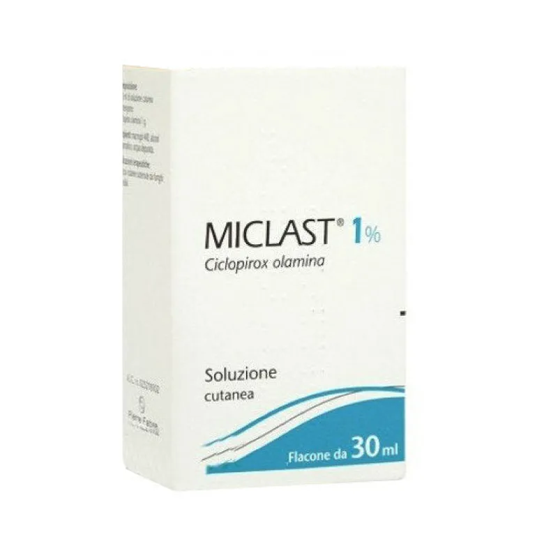 Miclast Soluzione Cutanea Flacone mucosi cutanea 30ml 1% Ciclopiroxolamina
