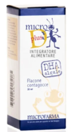 Micro D Plus Integratore Alimentare a base di DHA e vitamina D3 15ml