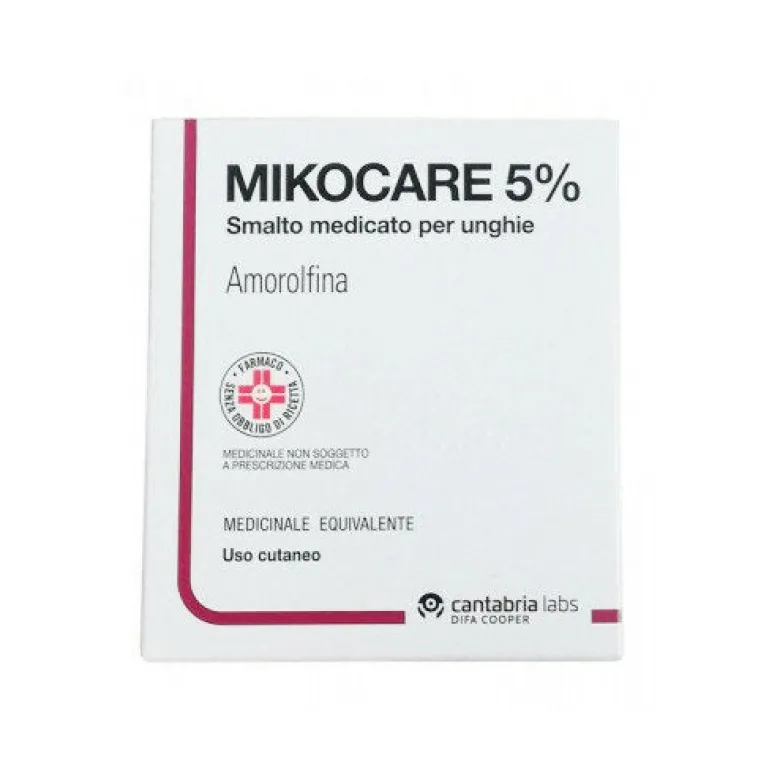 Mikocare 5% Amorolfina smalto medicato per unghie