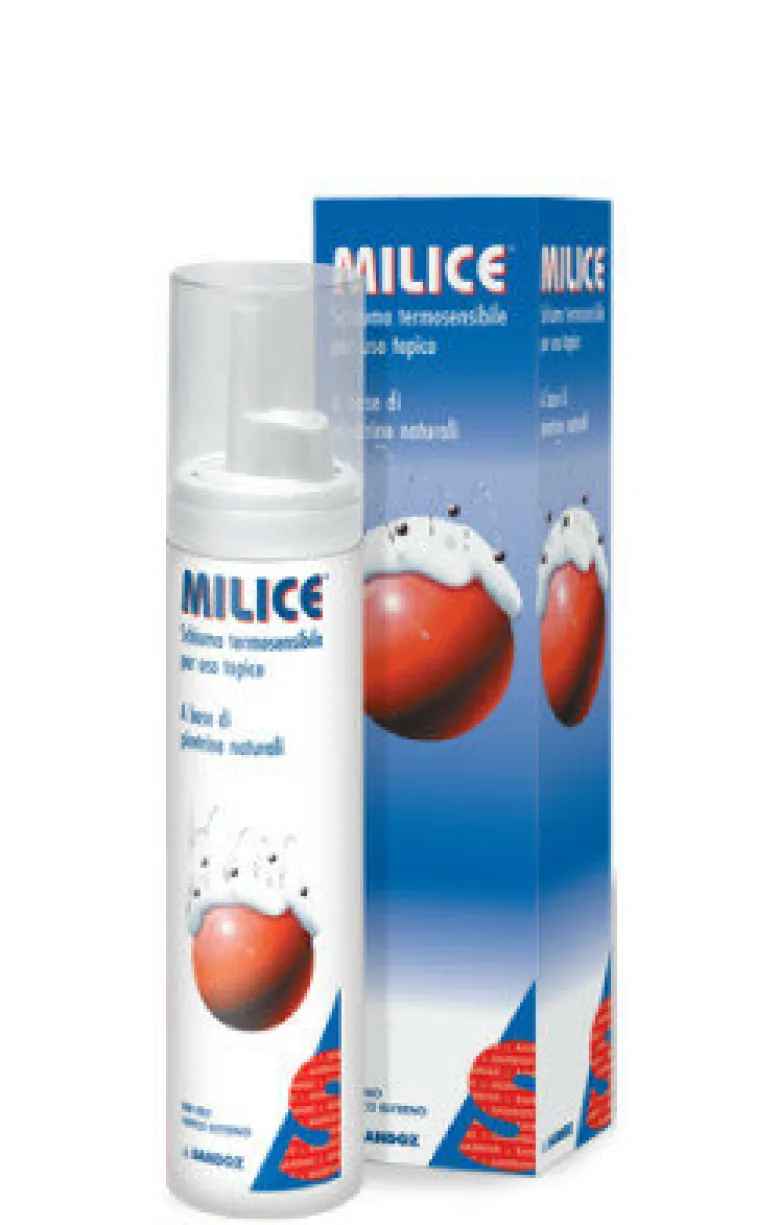 Milice Schiuma termosensibile Rimozione lendini e pidocchi 150ml