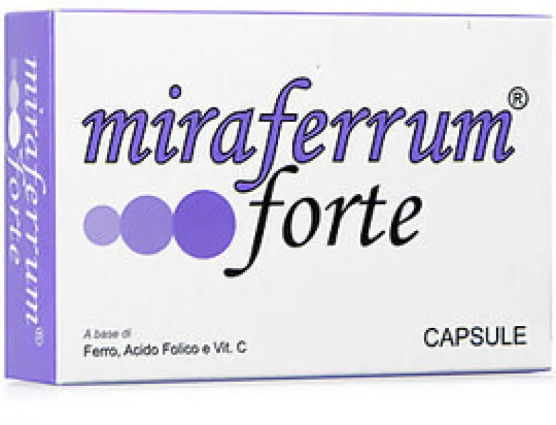 Miraferrum Forte 30 Capsule - Integratore di Ferro Potente