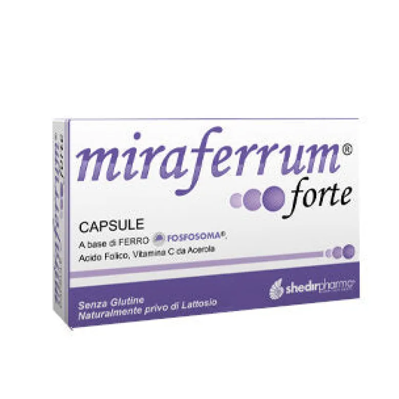 Miraferrum Forte 30 Capsule - Integratore di Ferro Potente