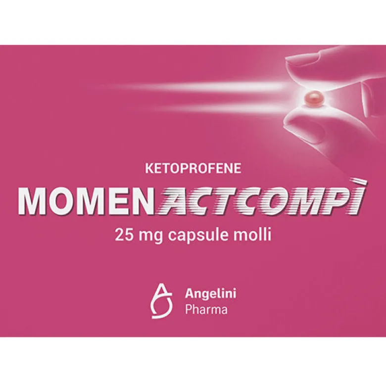 MomenAct Compi 25mg 10 capsule molli