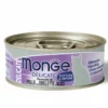 Monge Delicate Pezzetti di Pollo Con Omelette E Acciughine Cibo Umido Per Gatti Adulti 80g
