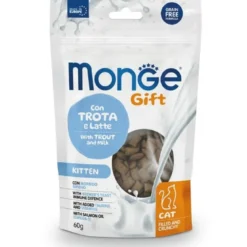 Monge Filled And Crunchy Snack Per Gattini Trota E Latte 60g