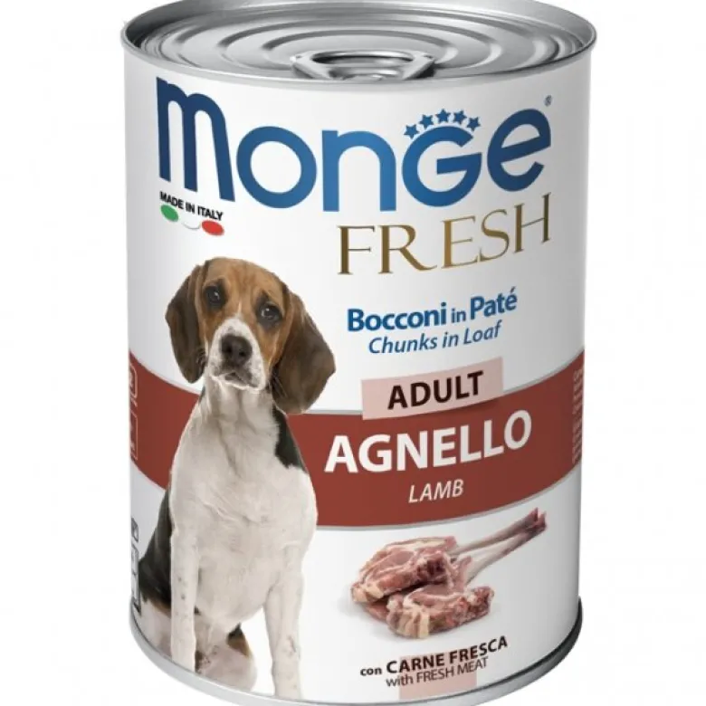 Monge Fresh Adult Agnello Cibo Umido per Cani Adulti 400g