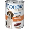 Monge Fresh Adult Anatra Cibo Umido per Cani Adulti 400g
