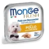 Monge Fresh Paté Bocconcini Con Pollo Cibo Umido Per Cani Adulti 100g