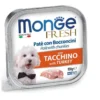 Monge Fresh Paté Bocconcini Con Tacchino Cibo Umido Per Cani Adulti 100g