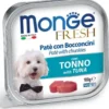 Monge Fresh Paté Bocconcini Con Tonno Cibo Umido Per Cani Adulti 100g