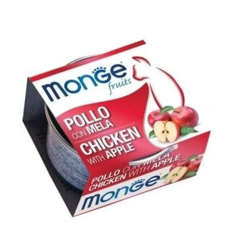 Monge Fruits Pollo Con Mela Cibo Umido Per Gatti Adulti 80g