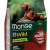 Monge Grain Free All Breeds Adult Cibo Secco Agnello Con Patate E Piselli Per Cani Adulti Sacco 2,5kg