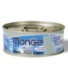 Monge Jelly Filetti di Tonno Del Pacifico E Pesce Bianco Cibo Umido Per Gatti Adulti 80g