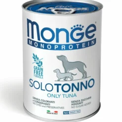 Monge Monoprotein Solo Tonno Cibo Umido Per Cani Adulti 400g
