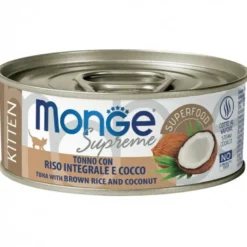 Monge Supreme Kitten Cat Tonno Riso Integrale e Cocco