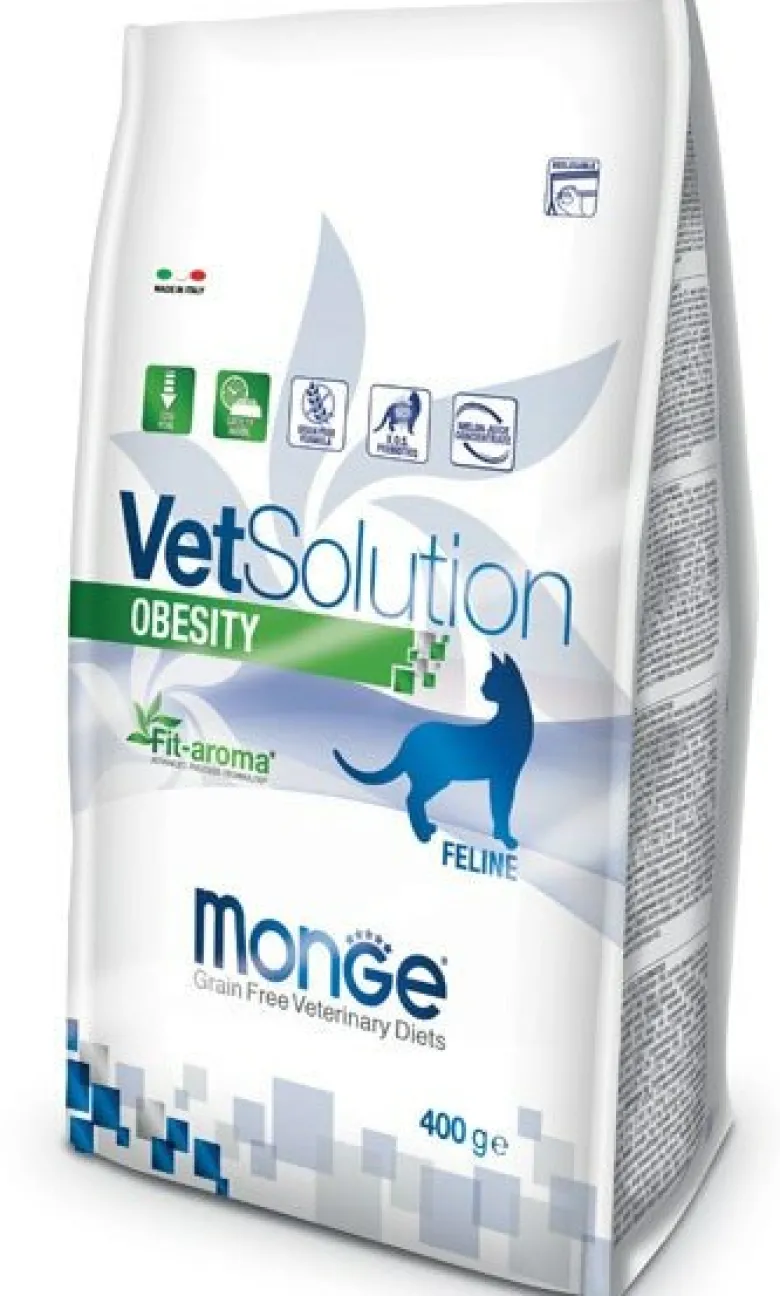 Monge VetSolution Obesity Linea Veterinaria Cibo Secco Gatti 400g