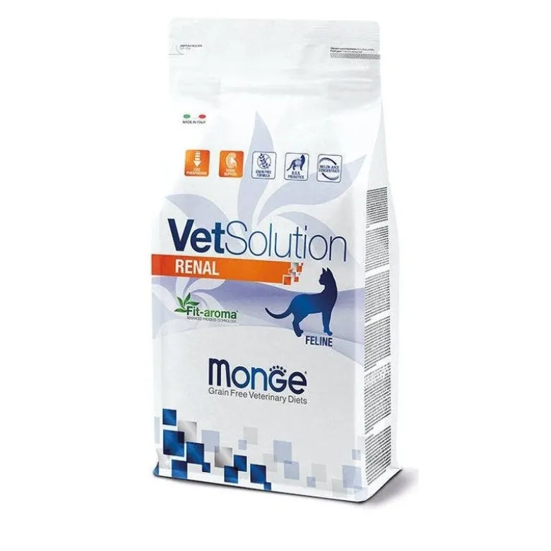 Monge VetSolution Renal Linea Veterinaria Cibo Secco Gatti 1,5 Kg
