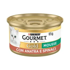 Mousse Anatra E Un Tocco Di Spinaci Per Gatti