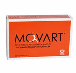 Movart Integratore Alimentare Curcuma Funzionalità Articolare 30 Compresse
