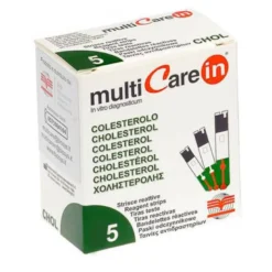 MultiCare IN Colesterolo 5 strisce reagenti
