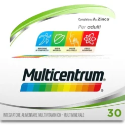 Multicentrum Adulti Integratore Alimentare Multivitaminico Vitamina C B D3 Calcio Ferro Zinco 90 Cpr