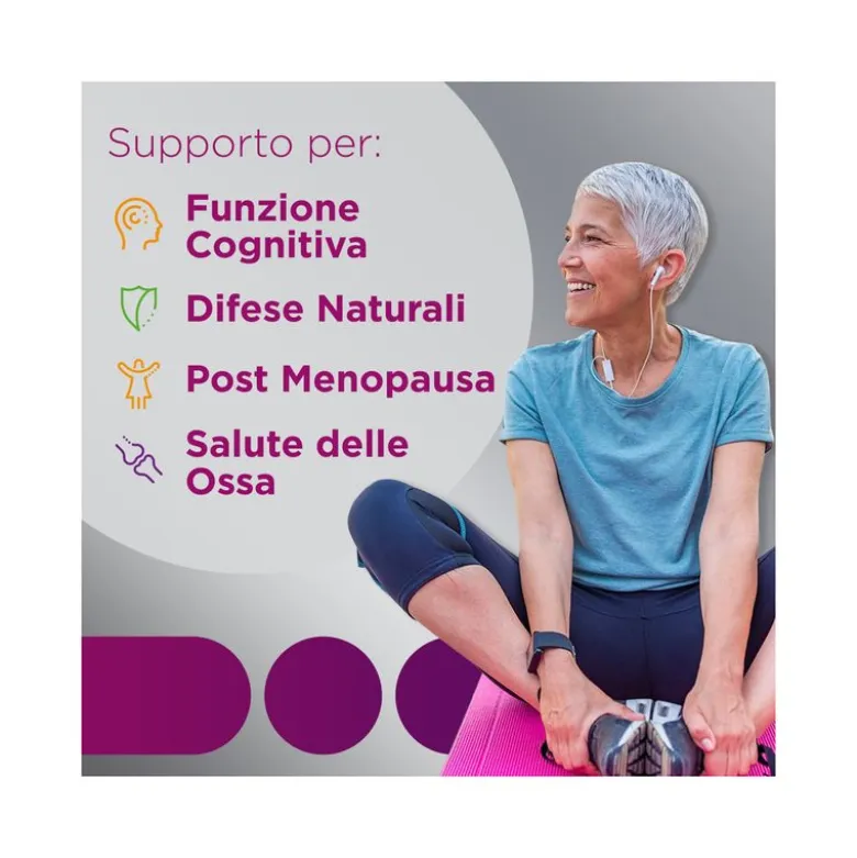 Multicentrum Donna 50+ Integratore Multivitaminico Multiminerale Ferro Calcio Vitamina D D3 30 Compr