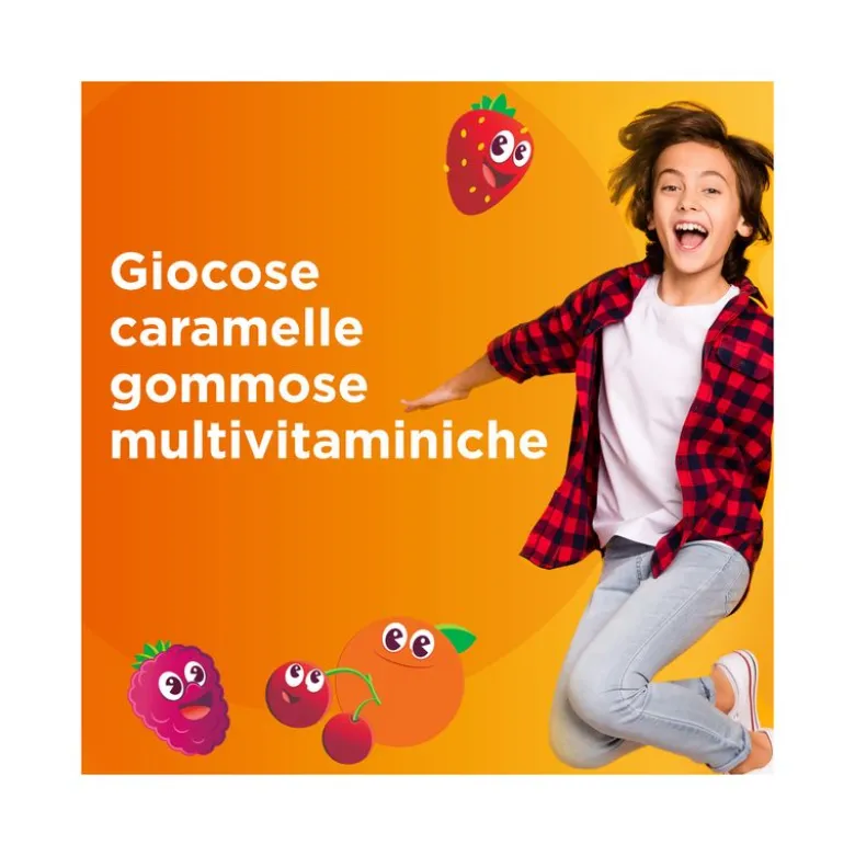 Multicentrum VitaGummy Integratore Vitamine Minerali Bambini 3+ Vitamina D Iodio Ferro 30 Caramelle