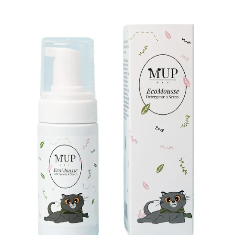 Mup Pet Eco Mousse Detergente a Secco Per Gatti 100ml