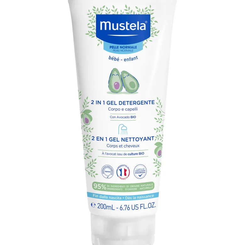Mustela Gel Detergente 2 in 1 corpo e capelli 200ml