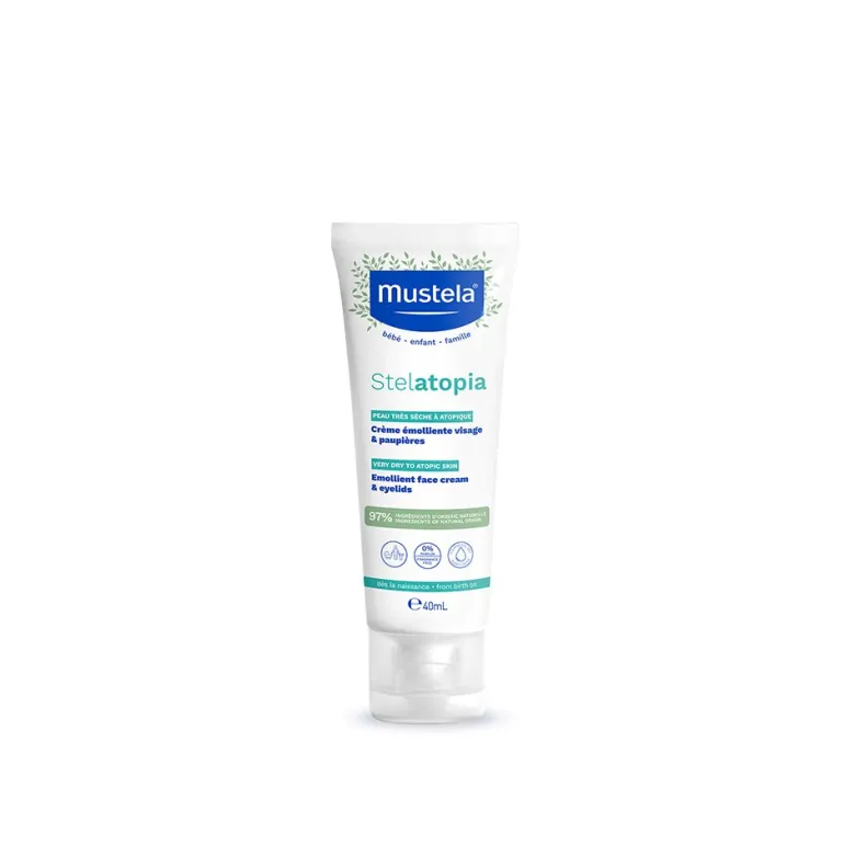 Mustela Stelatopia crema emolliente viso azione anti-rossore 40ml