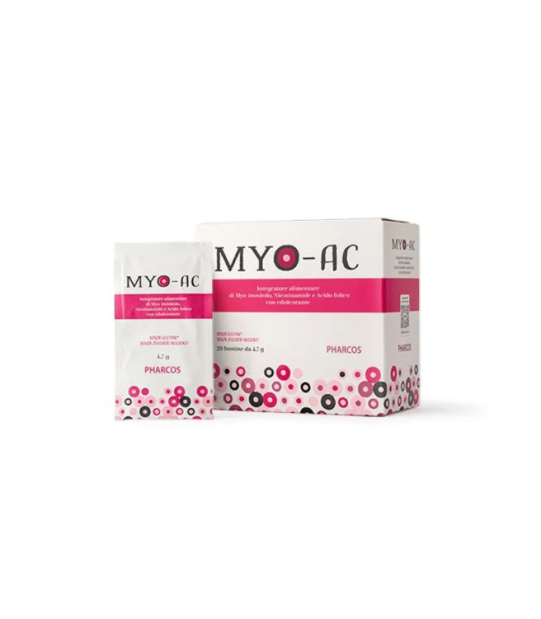 Myo-Ac Pharcos Integratore per il trattamento sistemico di acne 20 bustine