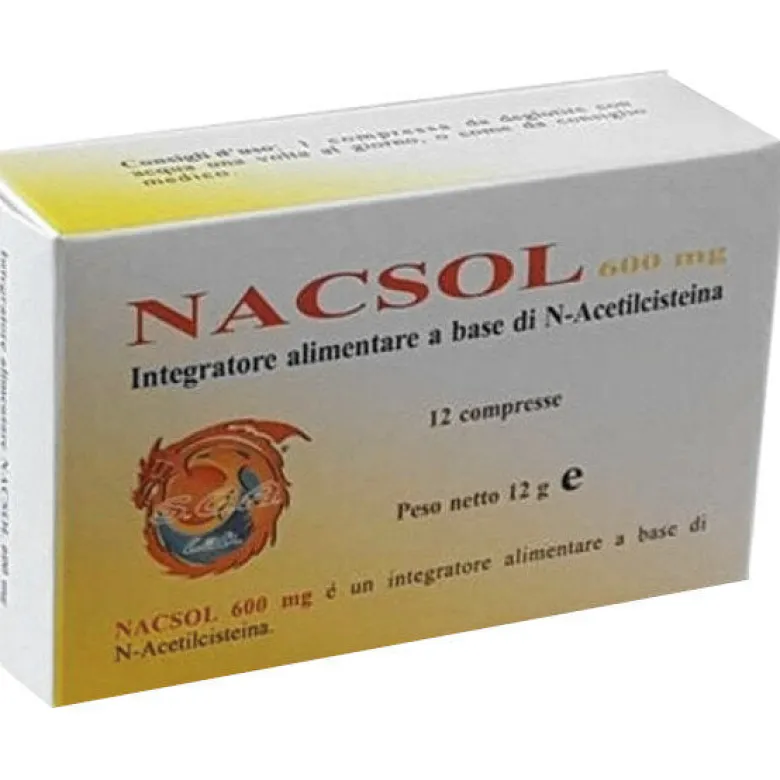 Nacsol benessere delle vie respiratorie 12 compresse