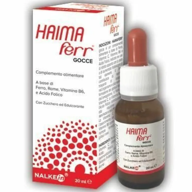 Nalkein Haimaferr utile per le carenze di ferro nei bambini Gocce 20ml