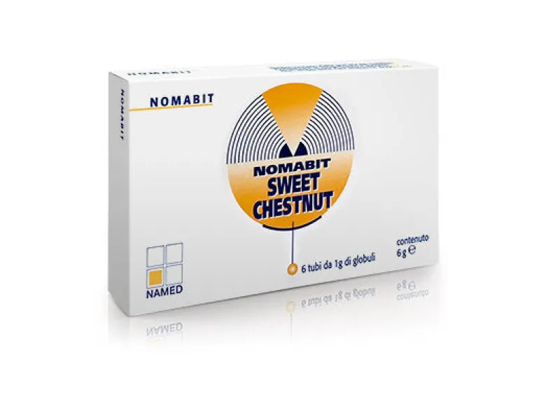 Named Nomabit Sweet Chestnut fiori di bach 6 tubi di globuli