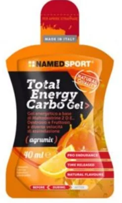 Named Sport Total Energy Carbo Gel energetico per lo sportivo gusto agrumi 40ml