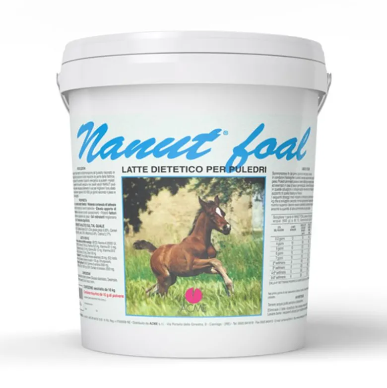 Nanut Foal Polvere mangime complementare d'allattamento per puledri 5kg