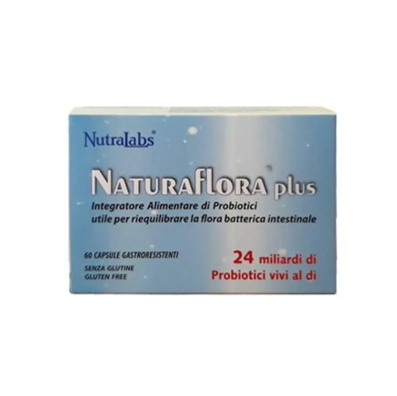 Naturaflora Plus integratore alimentare per la flora intestinale 60 capsule