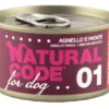 Natural Code 01 Agnello E Patate Cani Adulti Lattina 90g