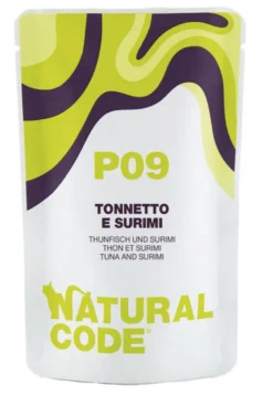 Natural Code P09 Tonnetto E Surimi Gatti Adulti Busta 70g