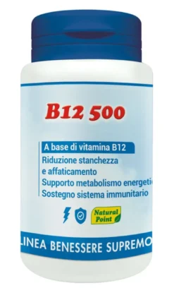 Natural Point B12 500 stanchezza ed affaticamento 100 capsule vegetali