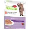 Natural Trainer Cibo Umido Salmone Per Gatti Senior Busta 85g